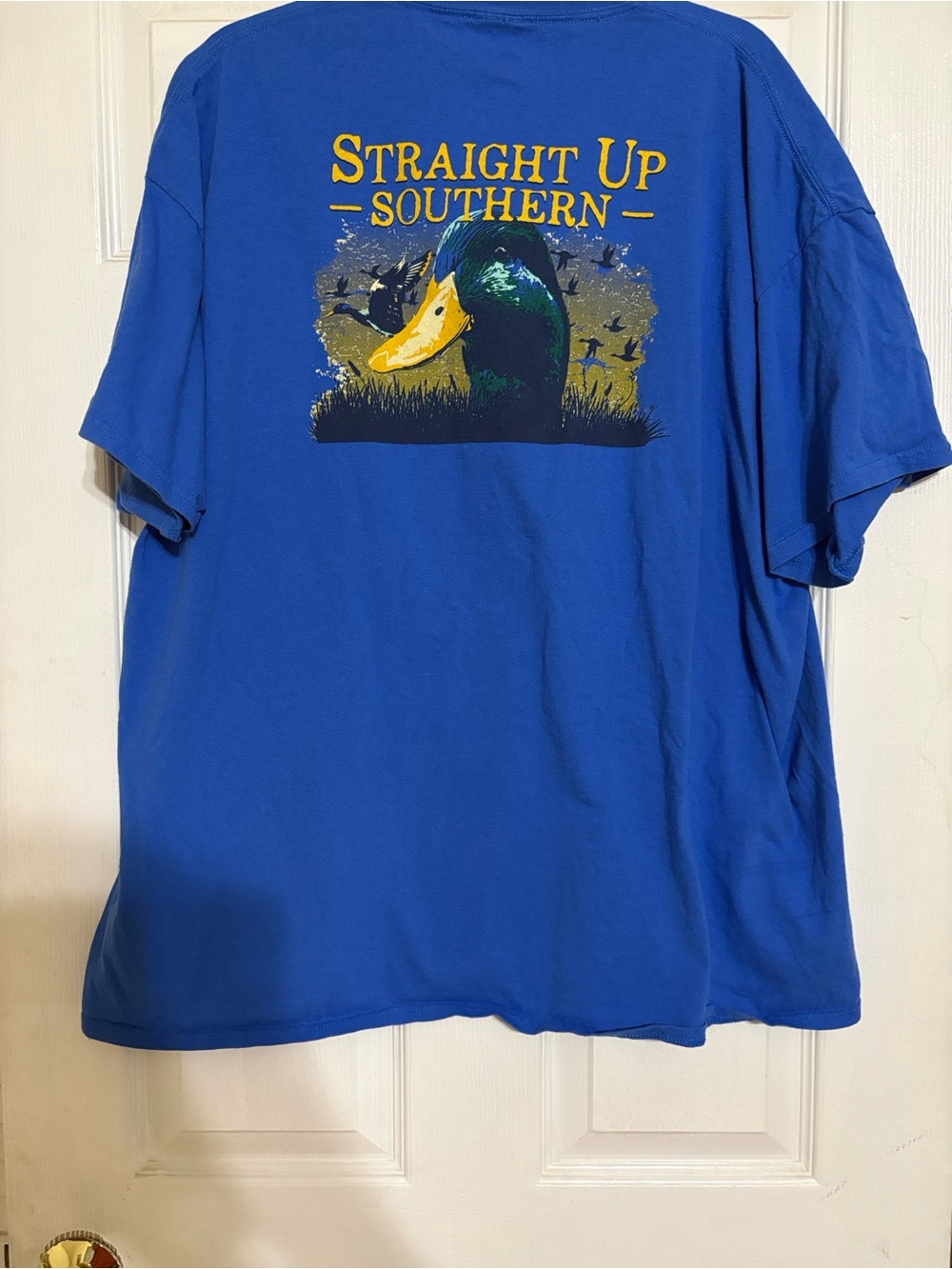Southern Tide Royal Blue Crewneck Tee with Subtle Logo